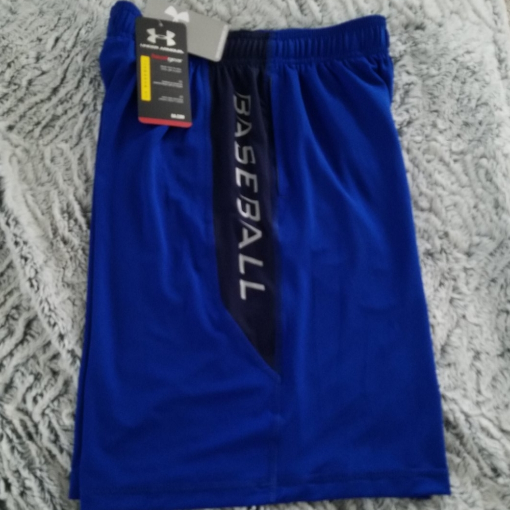 Under Armour Baseball Shorts YMD NWT